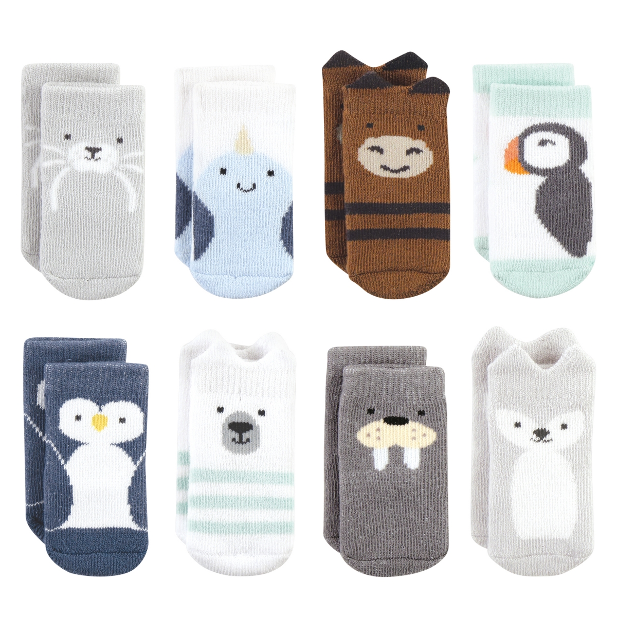 Hudson Baby Boys Gentle Cotton-Blend Newborn & Terry Footwear
