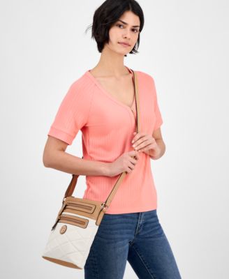 Small Quilted North South Crossbody, Exclusively at Macy's 