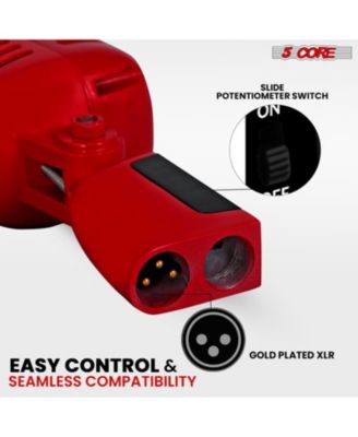 Vintage Microphone Classic Dynamic Professional XLR Studio Retro Style Mic RED