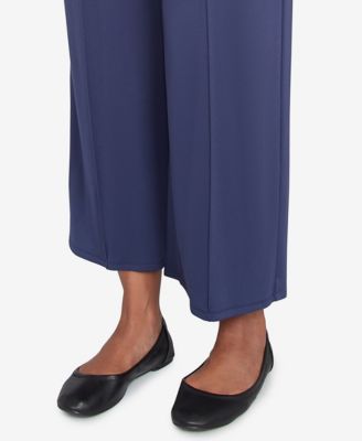 Women's Nantucket Pleated Wide Leg Ankle Pants
