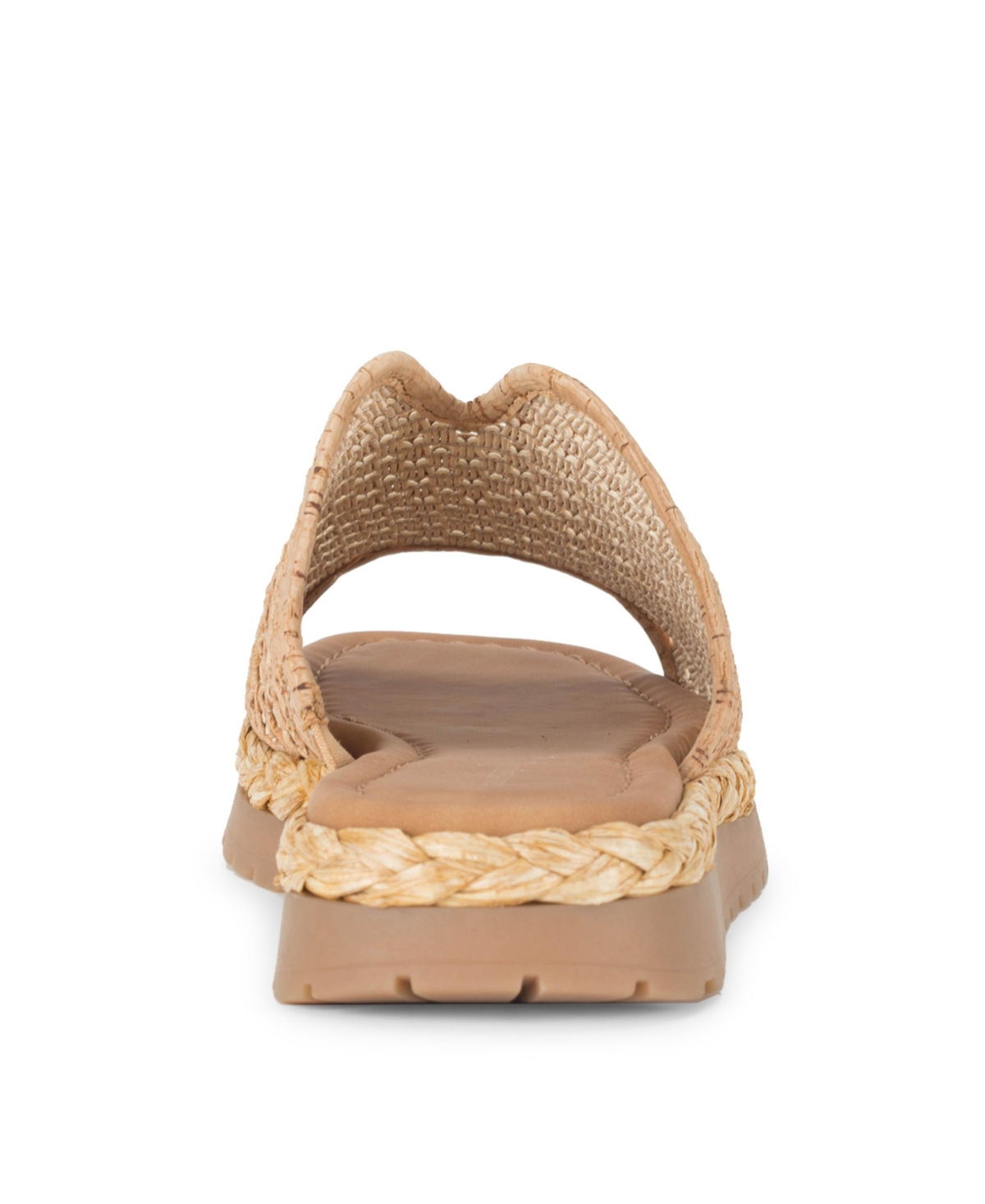 Shop Baretraps Women's Tasmine Slide On Flat Sandals In Natural Cork