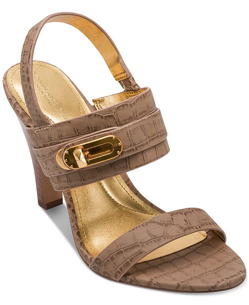alfani Donna Karan New York Sloane Slingback Sandals Women's Fashion Shoes & Accessories