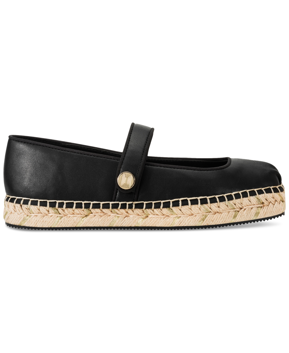 Shop Karl Lagerfeld Women's Mikai Espadrille Flats In Black