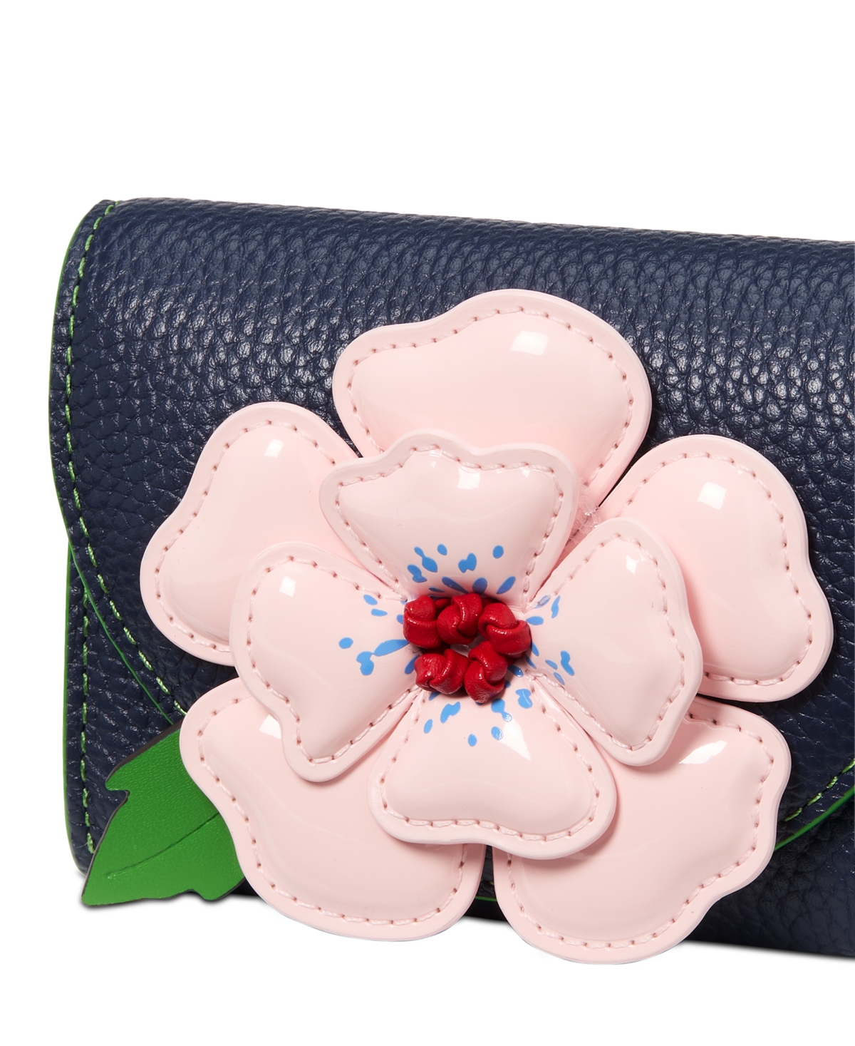 Kate Spade In The Garden Card Case In Parisian Navy Multi