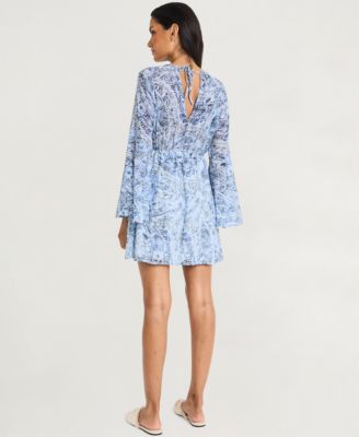 Women's Cotton Printed Fit & Flare Dress