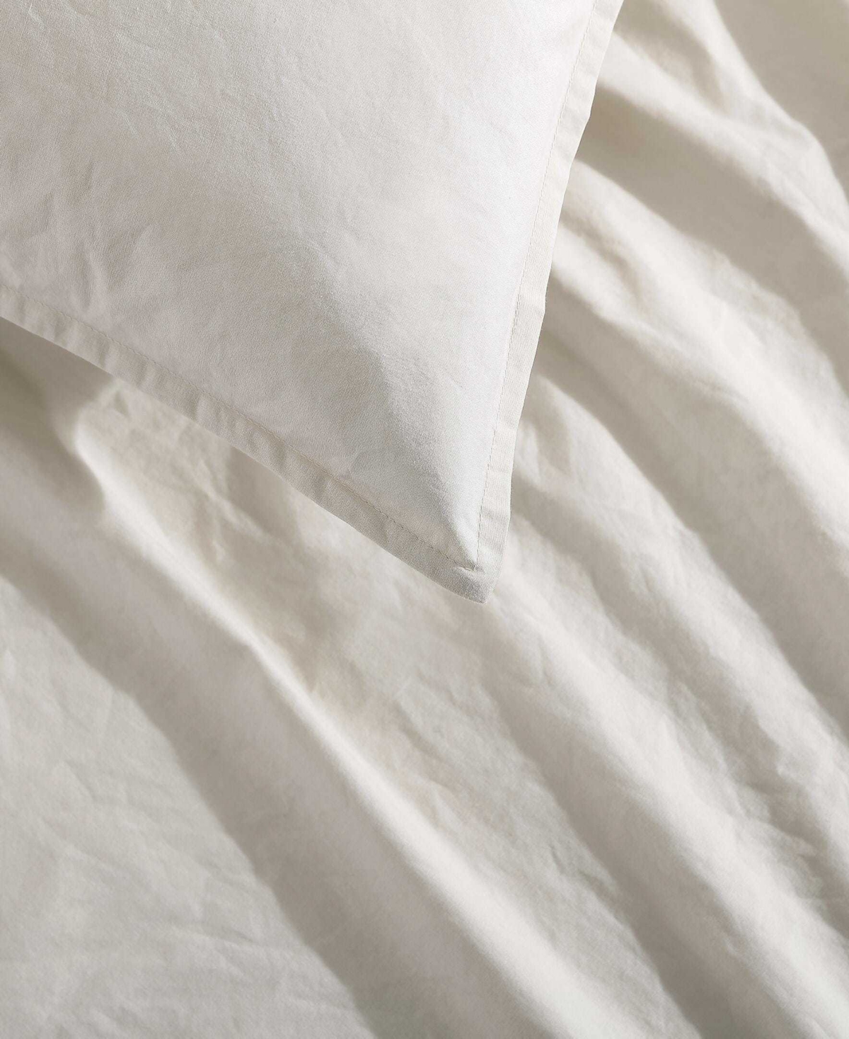 Calvin Klein Washed Percale Solid 2-pc. Comforter Set, Twin/twin Xl In Light Beige