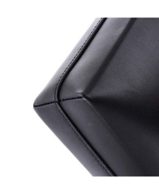  Block Pouch Shoulder Bag Printed Leather