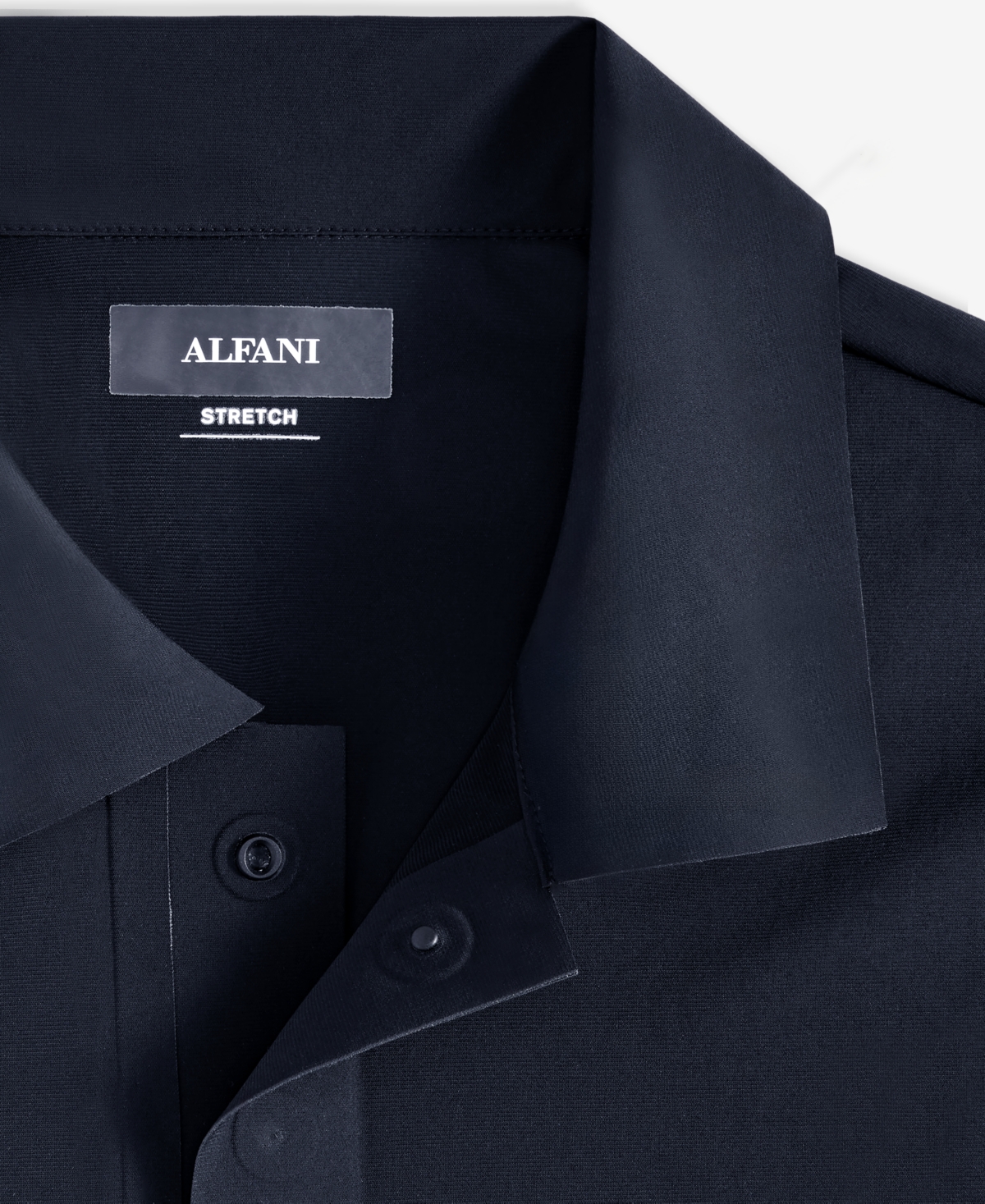Alfani Men's Laser Cut Short Sleeve Performance Polo Shirt, Exclusively At Macy's In Neo Navy