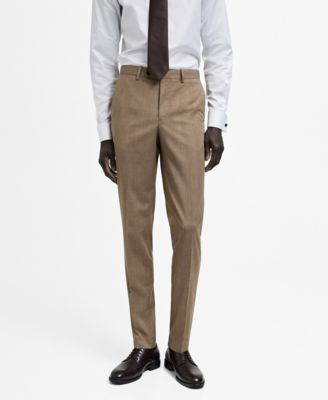 MANGO - Men's Prince Of Wales Suit Pants