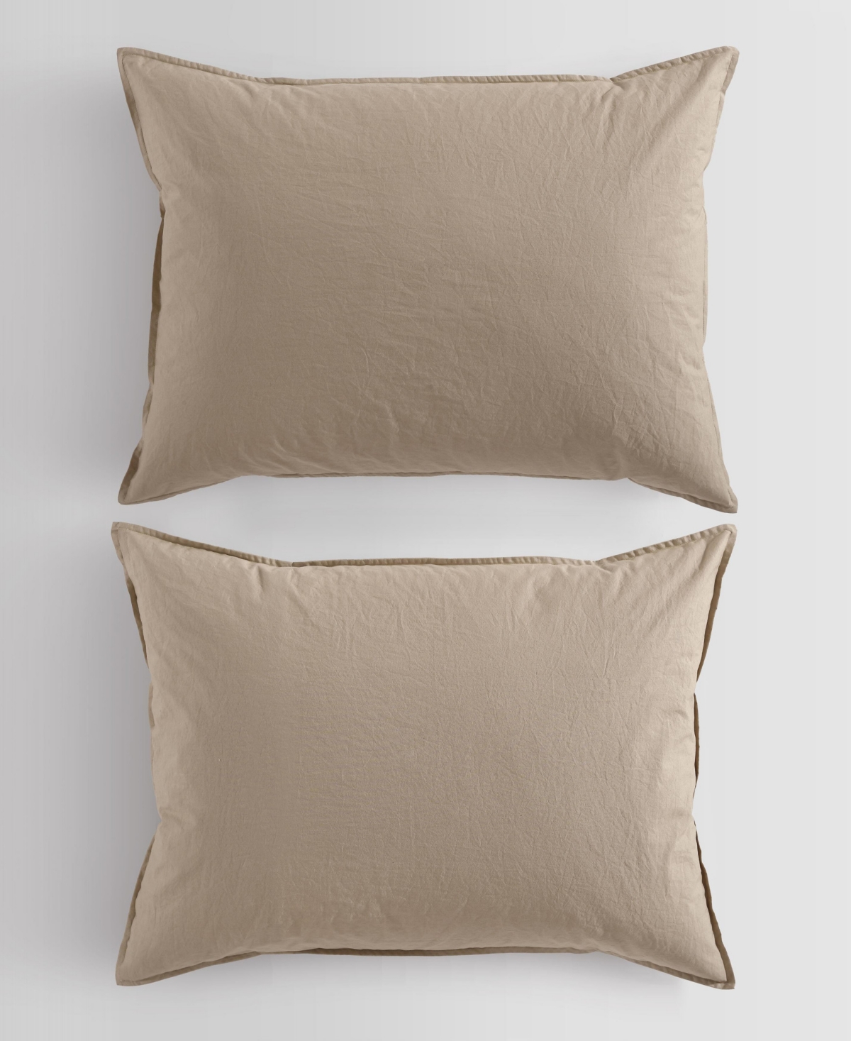 Calvin Klein Washed Percale Solid 2-pc. Comforter Set, Twin/twin Xl In Camel Brown