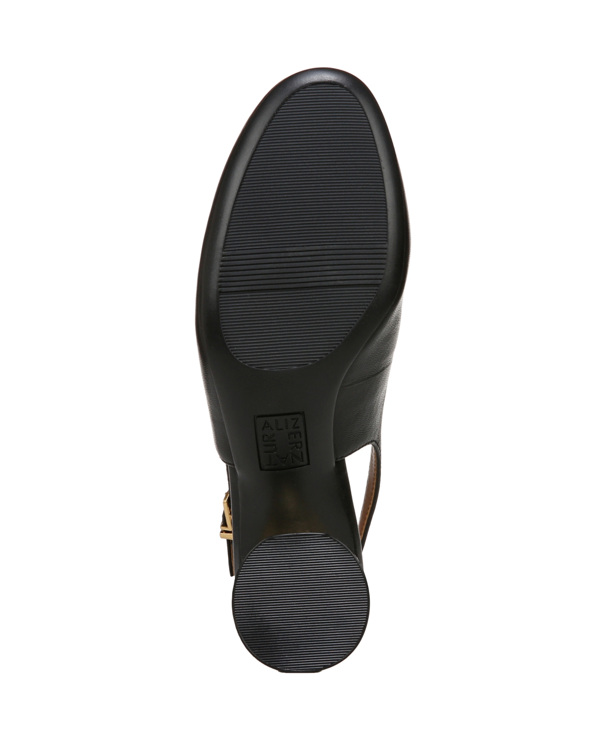Naturalizer Women's Lane Closed Round Toe Slingback Pumps In Black Leather