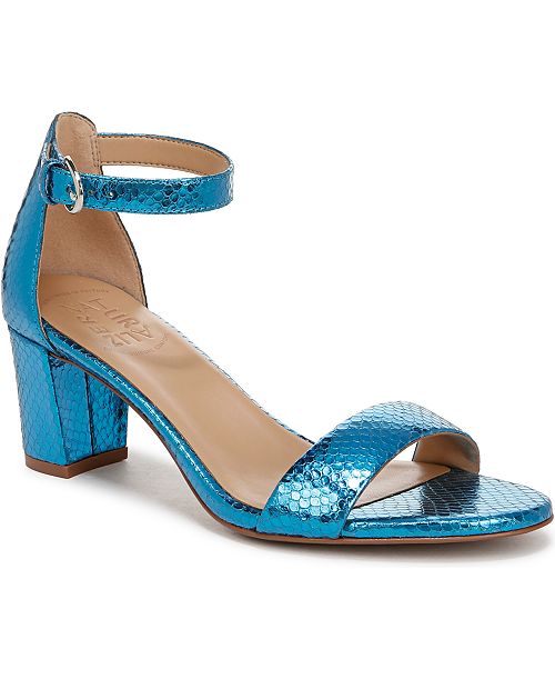 alfani Naturalizer Women's Vera Block Heel Ankle Strap Dress Sandals Women's Fashion Shoes & Accessories