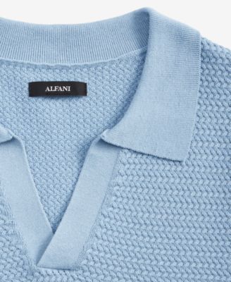 Men's Textured Polo Shirt, Exclusively at Macy's