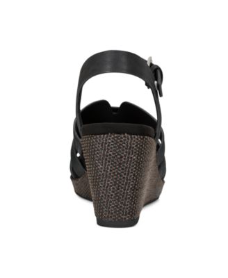 Women's Bessa Open Toe Strappy Wedge Sandals