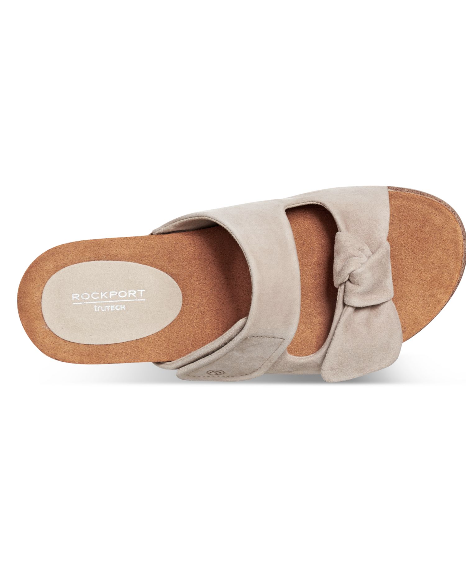 Women's Zova Bow Flat Slip-On Footbed Sandals