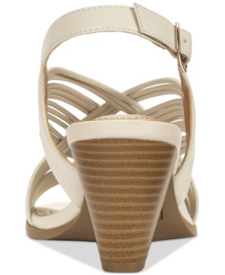 Holliee Cone-Heel Slingback Dress Sandals