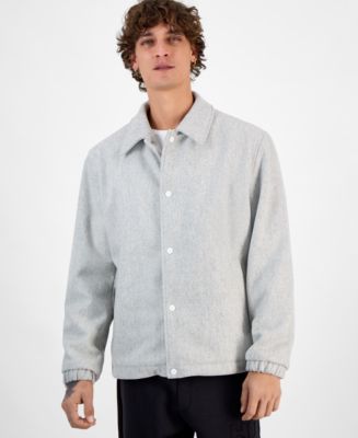 HUGO BOSS / コットン カバーオール HUGO by Hugo Boss Men's Baks Snap-Front Coach Jacket - Macy's