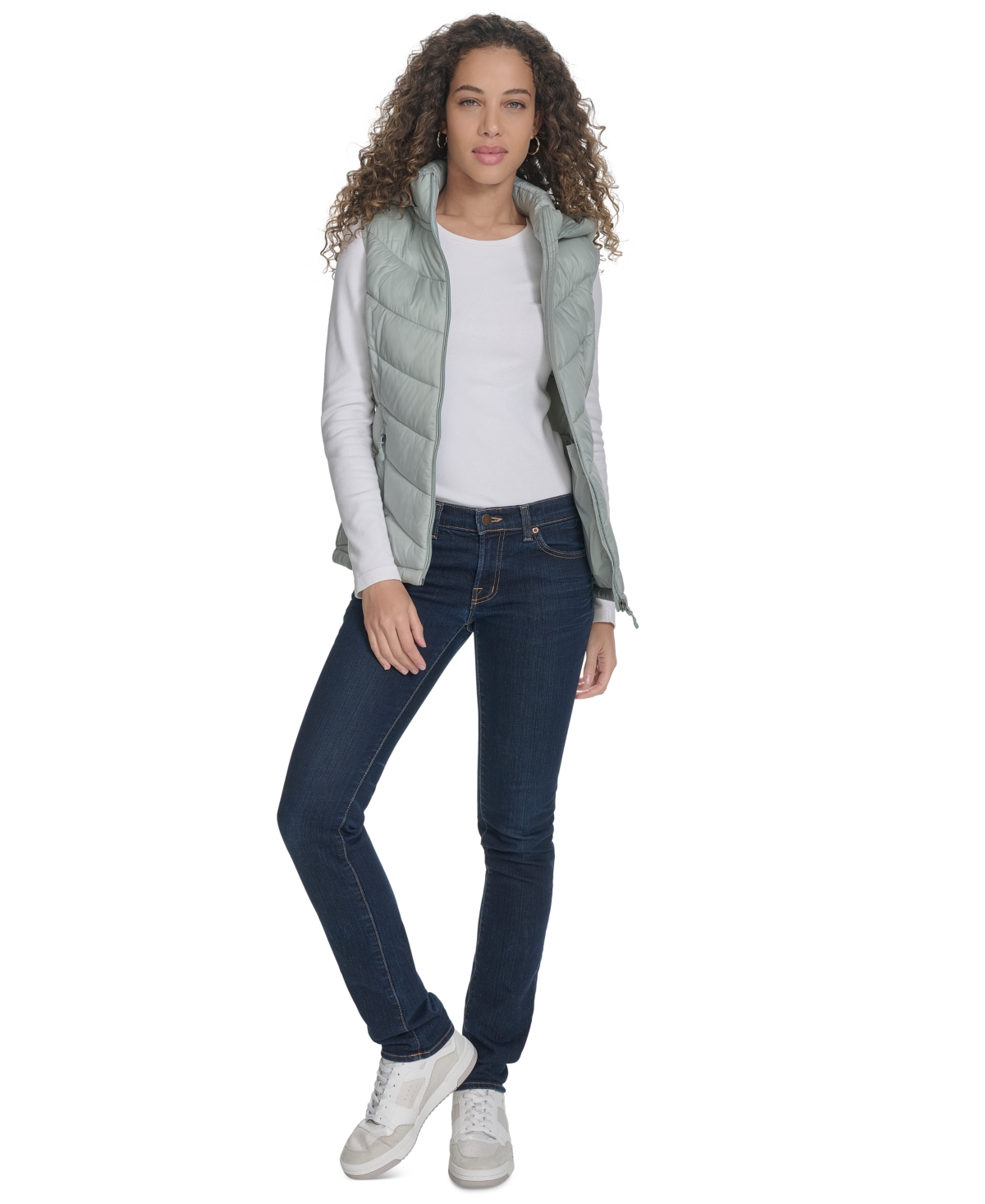 CHARTER CLUB WOMEN'S PACKABLE HOODED PUFFER VEST, CREATED FOR MACY'S 
