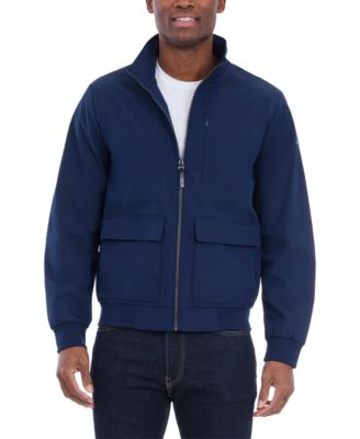 Men's Solid-Color Stand-Collar Hipster Jacket