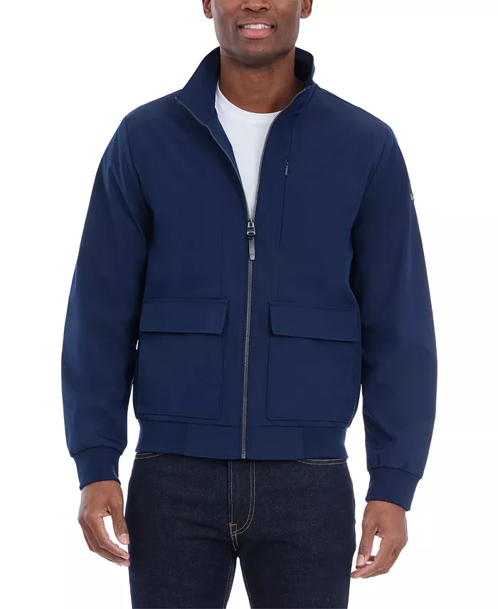 Men's Solid-Color Stand-Collar Hipster Jacket - thumbnail 2