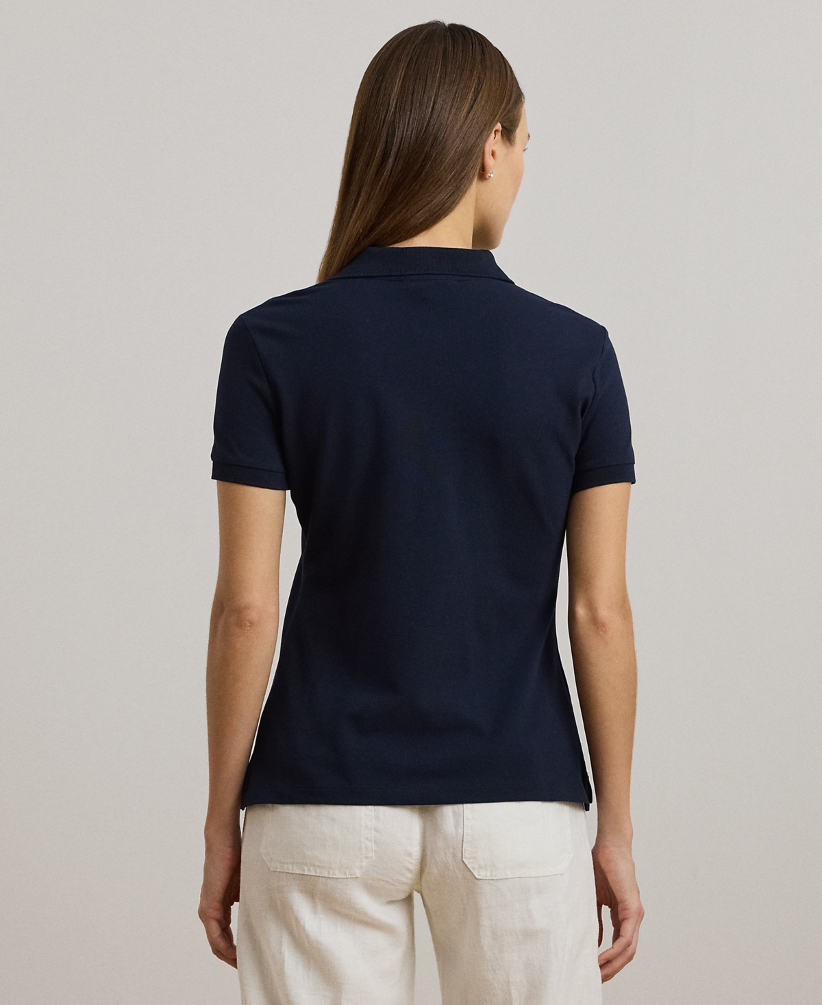 RALPH LAUREN PETITE STRETCH POLO 
