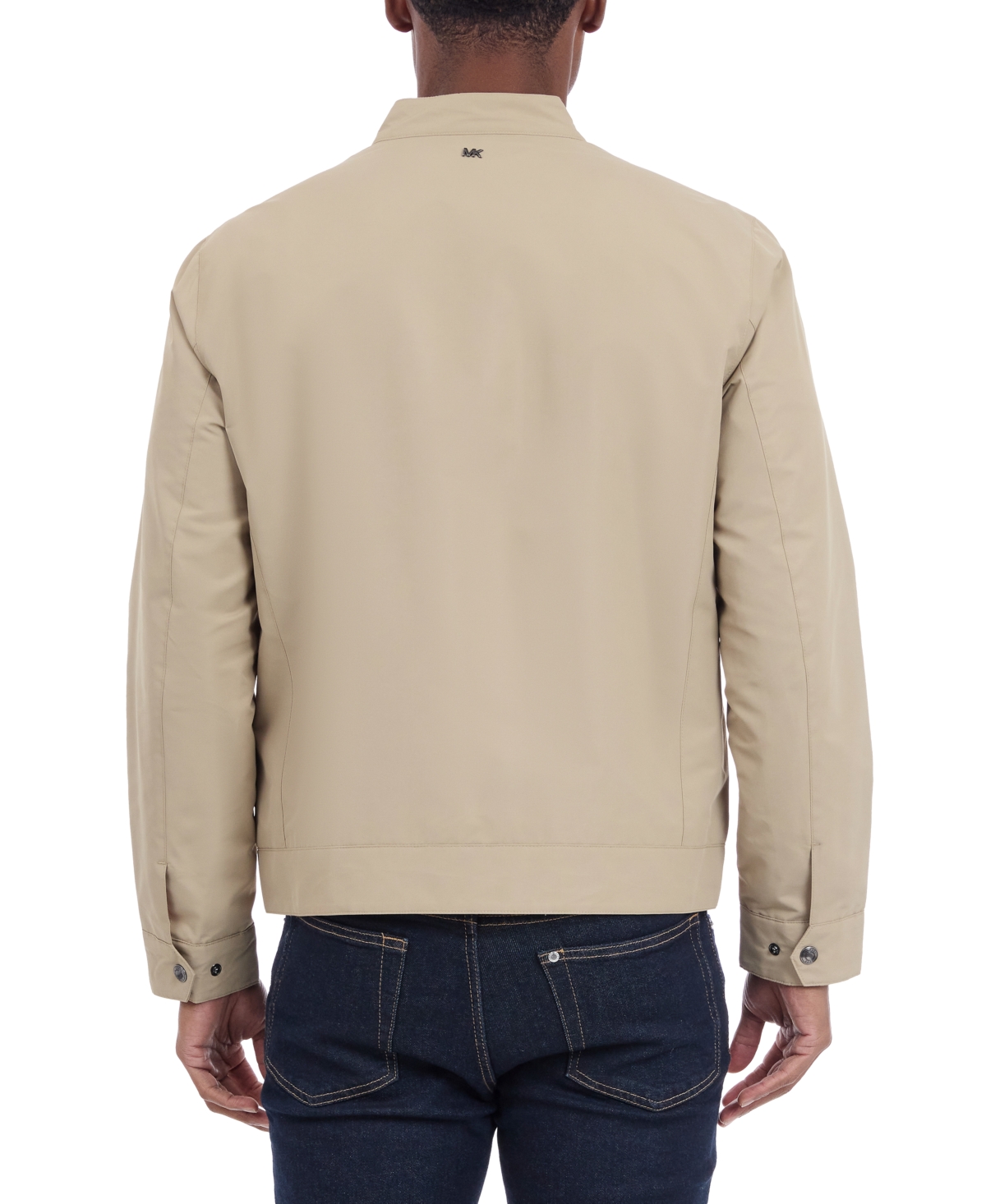 Michael Kors Men's Lightweight Moto Jacket In Khaki