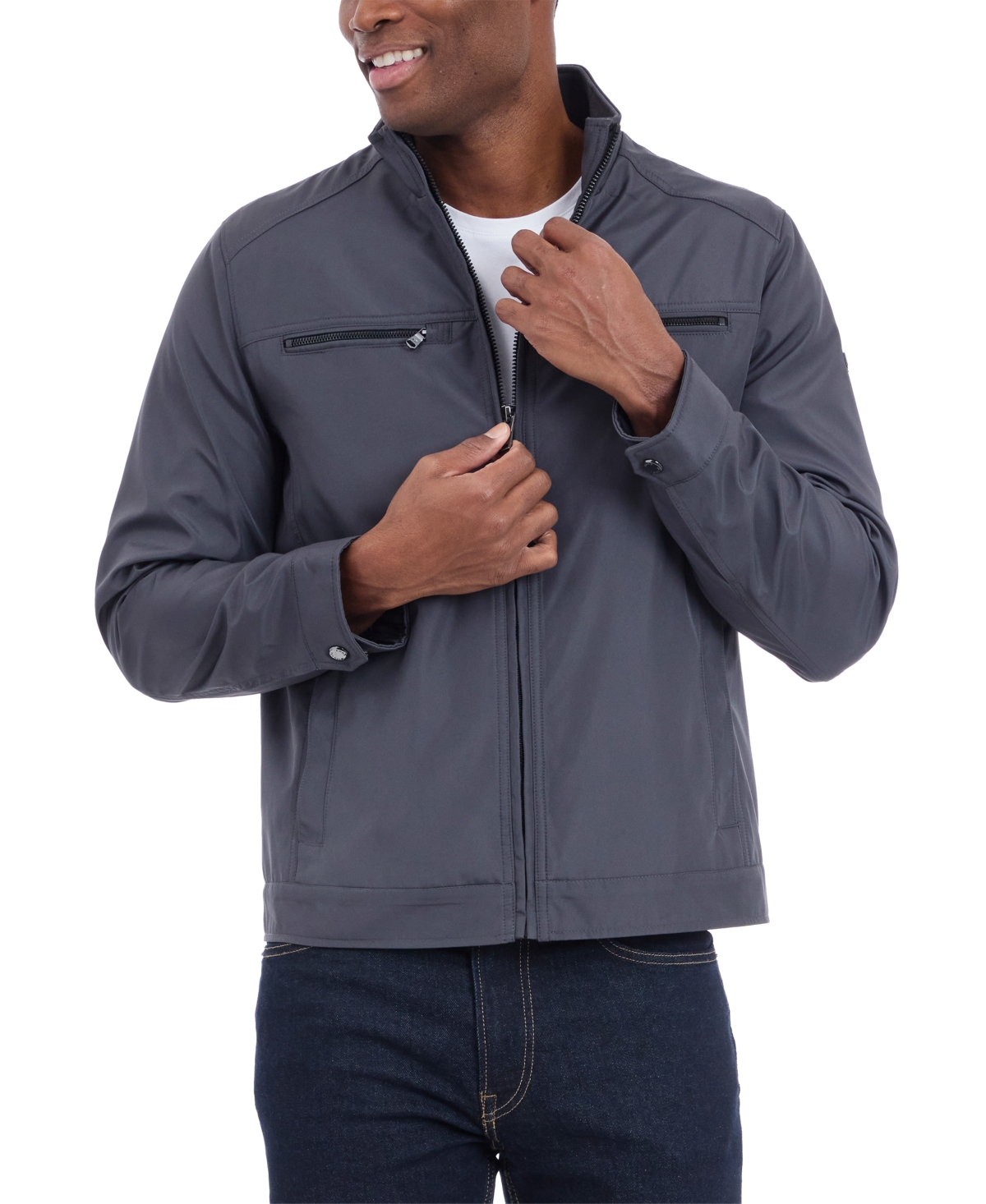 Michael Kors Men's Hipster Jacket In Charcoal