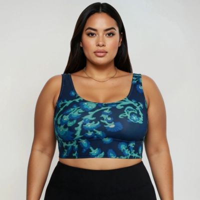 Plus Size Longline Swim Bra