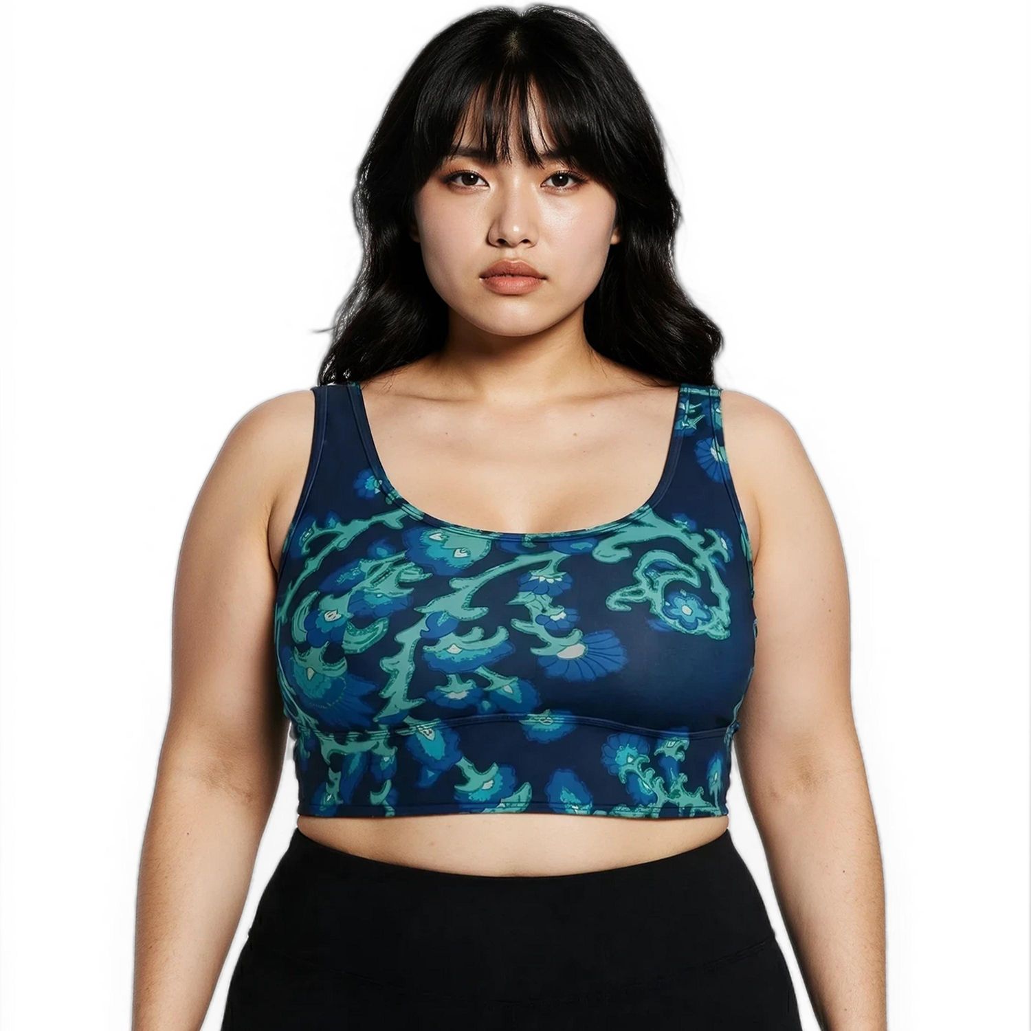Plus Size Longline Swim Bra