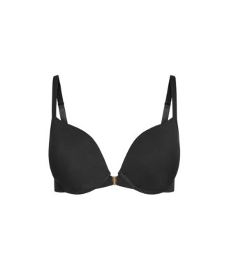 Women's Smooth & Chic Front Close Cotton Push Up Bra