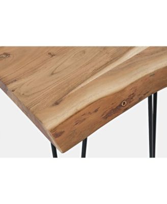 Nature's Edge Solid Acacia Chairside Table