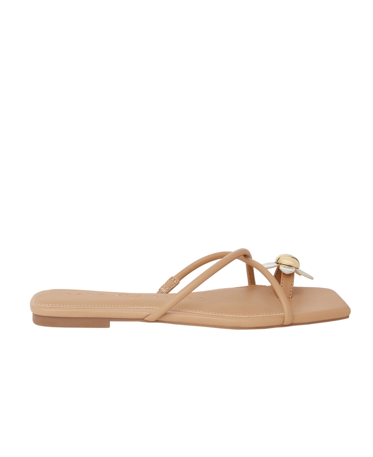 KATY PERRY WOMEN'S CAMIE FLOWER SLIP-ON FLAT SANDALS 