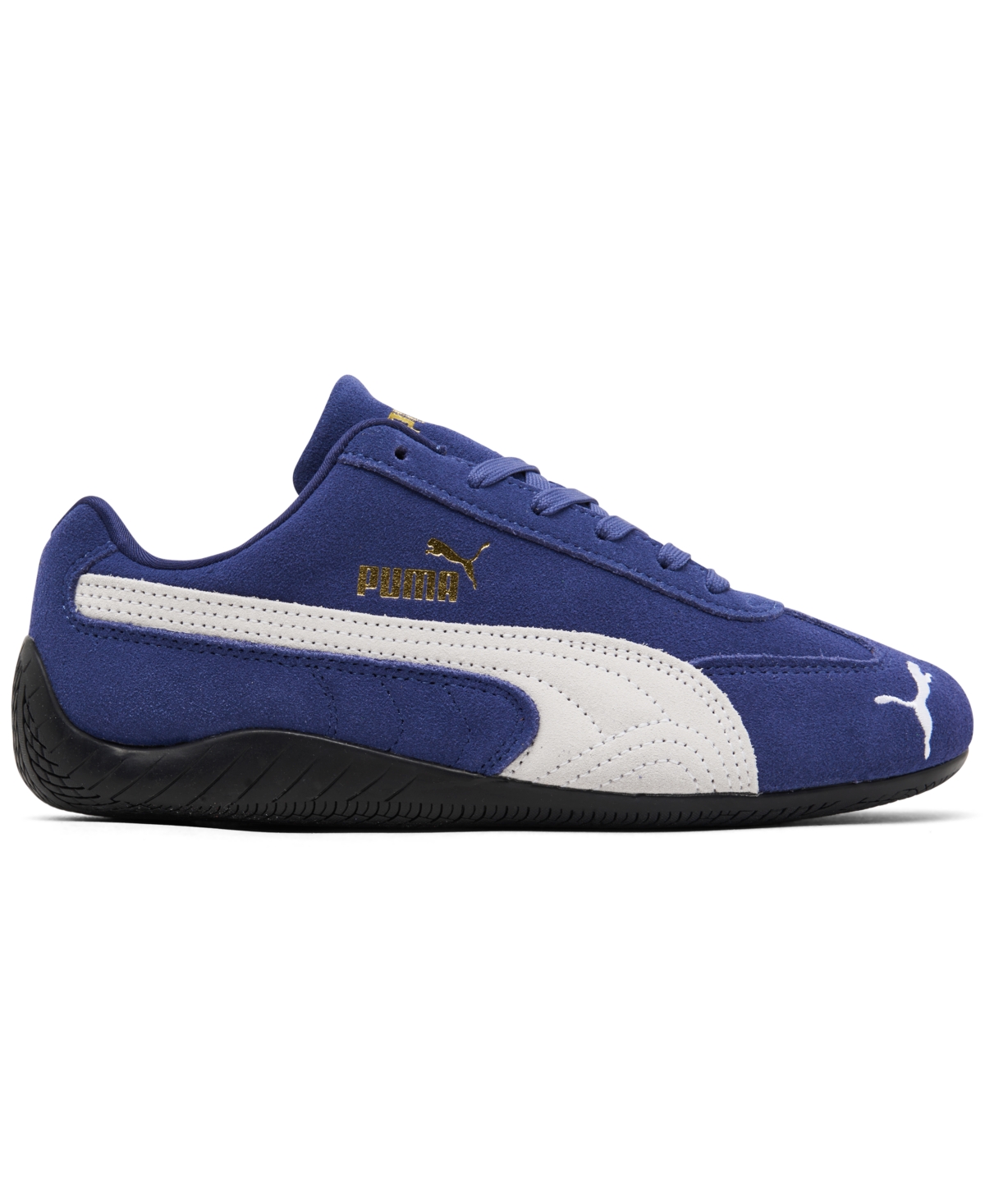Shop Puma Big Kids Speedcat Og Casual Sneakers From Finish Line In Navy,white