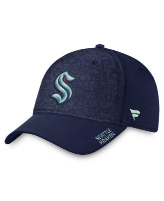 Fanatics - Men's Deep Sea Blue Seattle Kraken Authentic Pro Rink Flex Hat