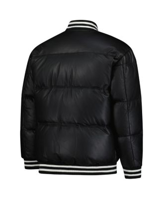 Men's Black Chicago White Sox Full-Zip Leather Jacket