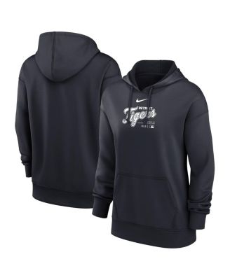 Nike - Women's Navy Detroit Tigers Authentic Collection Performance Pullover Hoodie