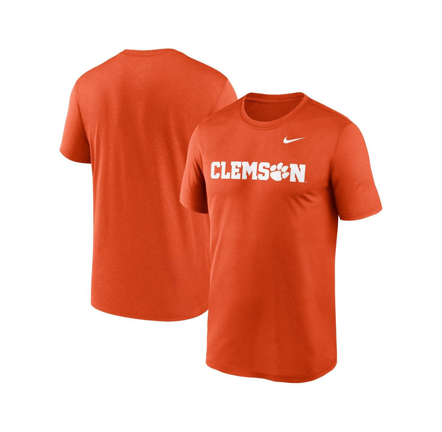 Men's Orange Clemson Tigers Primetime Legend Wordmark T-Shirt