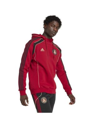 Men's Red Atlanta United FC 2025 Travel Pullover Hoodie