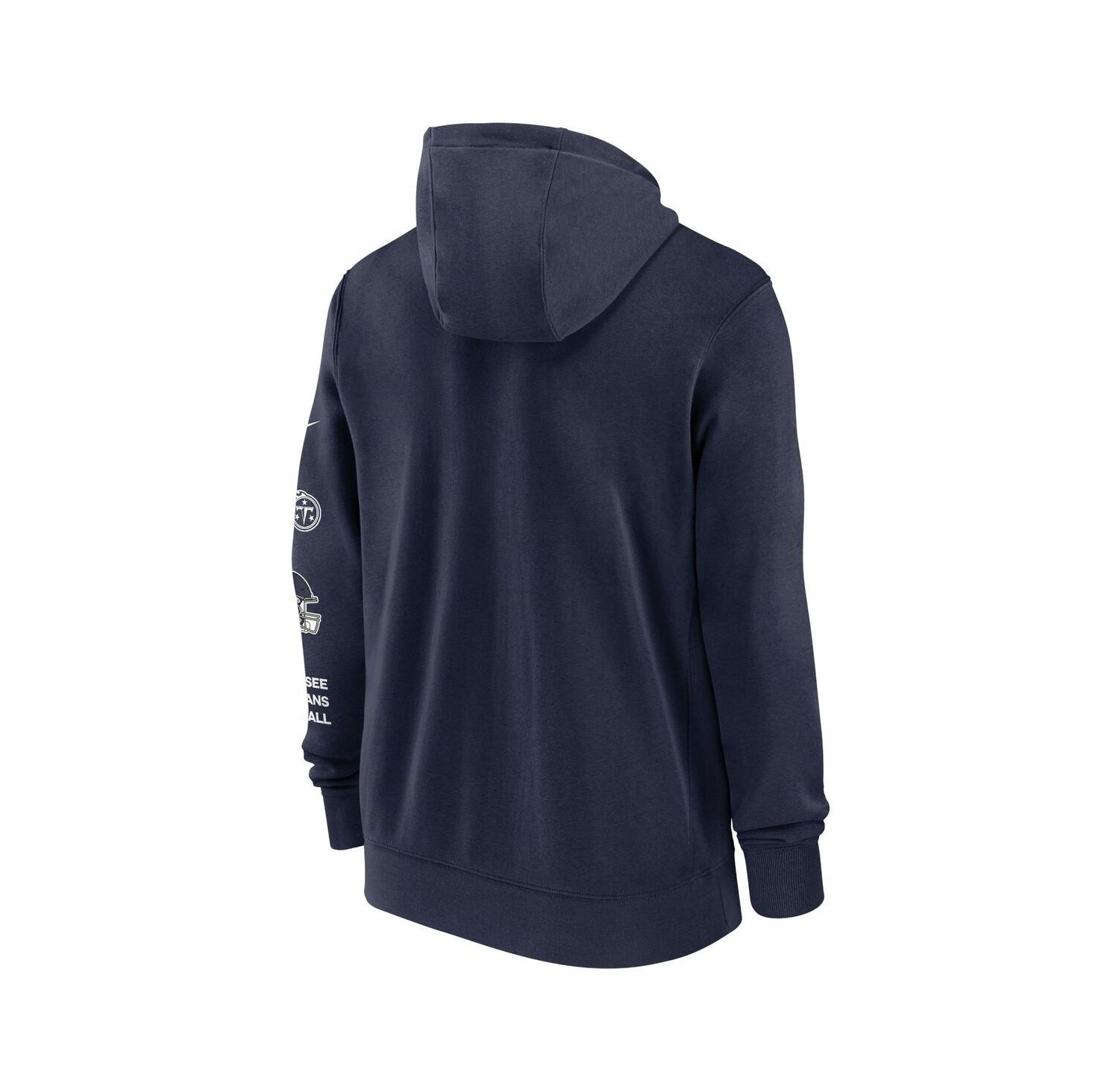 Men's Navy Tennessee Titans Club Full-Zip Hoodie Jacket
