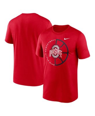 Nike - Men's Scarlet Ohio State Buckeyes Legend Basketball Icon Performance T-Shirt