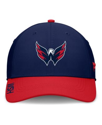 Men's Navy/Red Washington Capitals Authentic Pro Rink Flex Hat