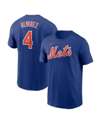 Nike - Men's Francisco Alvarez Royal New York Mets Fuse Name Number T-Shirt