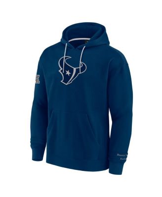 Men's Navy Houston Texans Elements Pace Fleece Pullover Hoodie