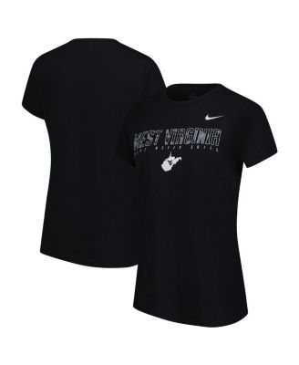 Nike - Women's Black West Virginia Mountaineers Coal Never Quits T-Shirt