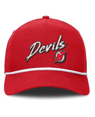 Men's Red New Jersey Devils Decades Collection A-Frame Rope Adjustable Hat