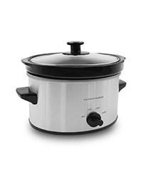2 Quart Oval Stainless Steel Slow Cooker