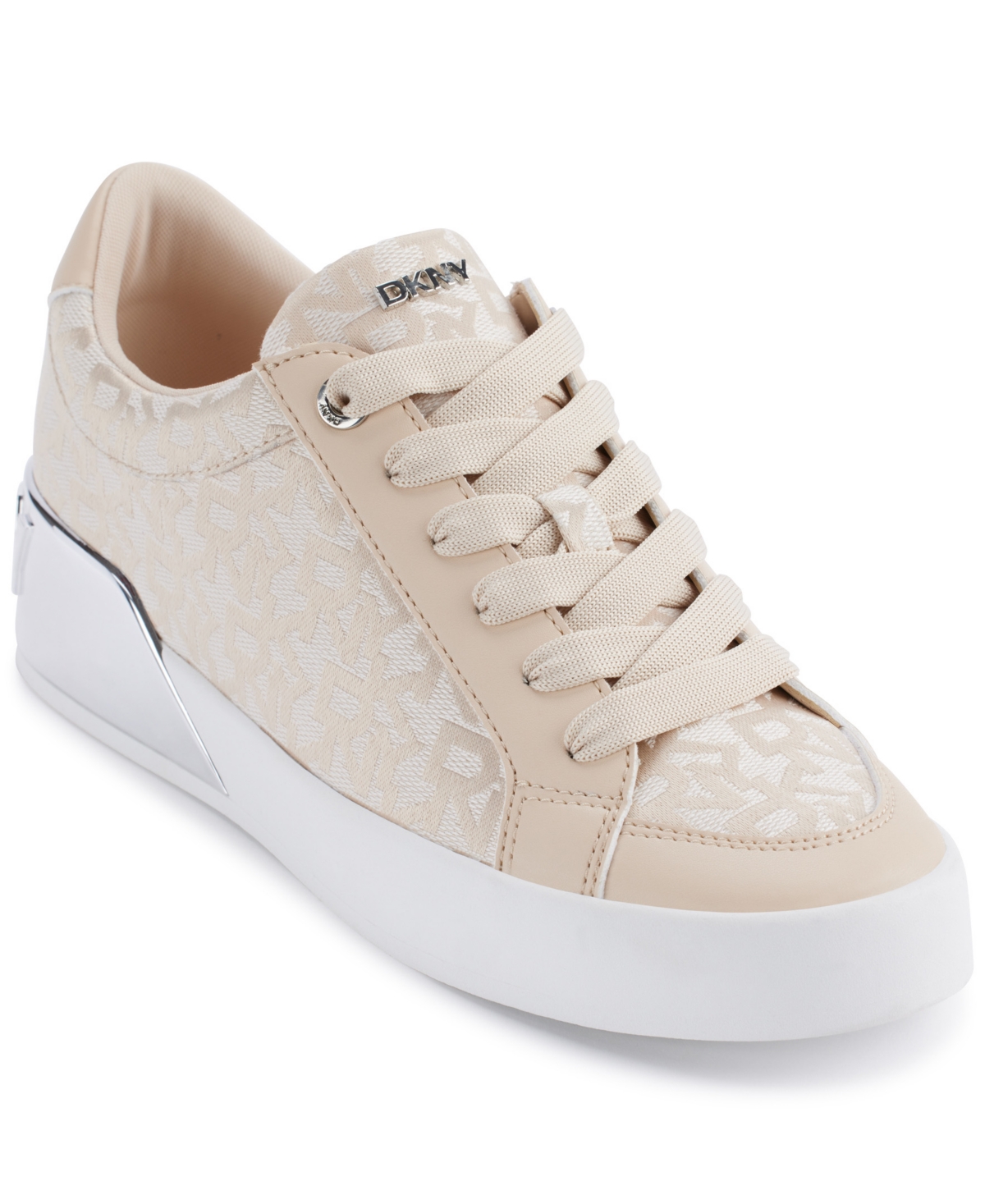 Dkny Women's Maben Lace-up Sneakers In Hemp