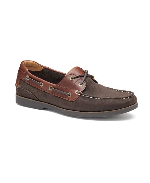 alfani Johnston & Murphy Men's Ventura 2-Eye Boat Shoe Men's Shoes
