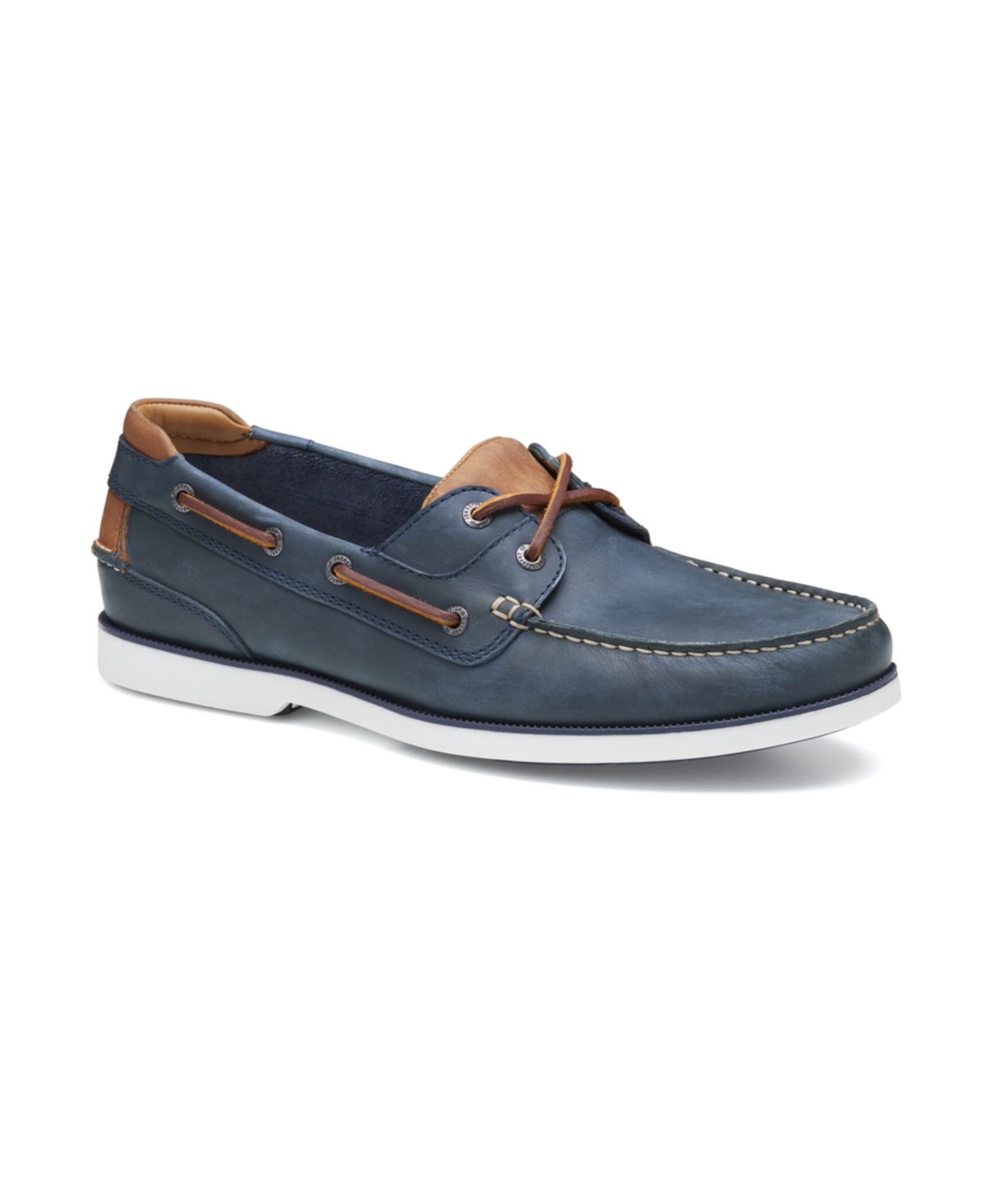Men's Ventura 2-Eye Boat Shoe - Tan full grain