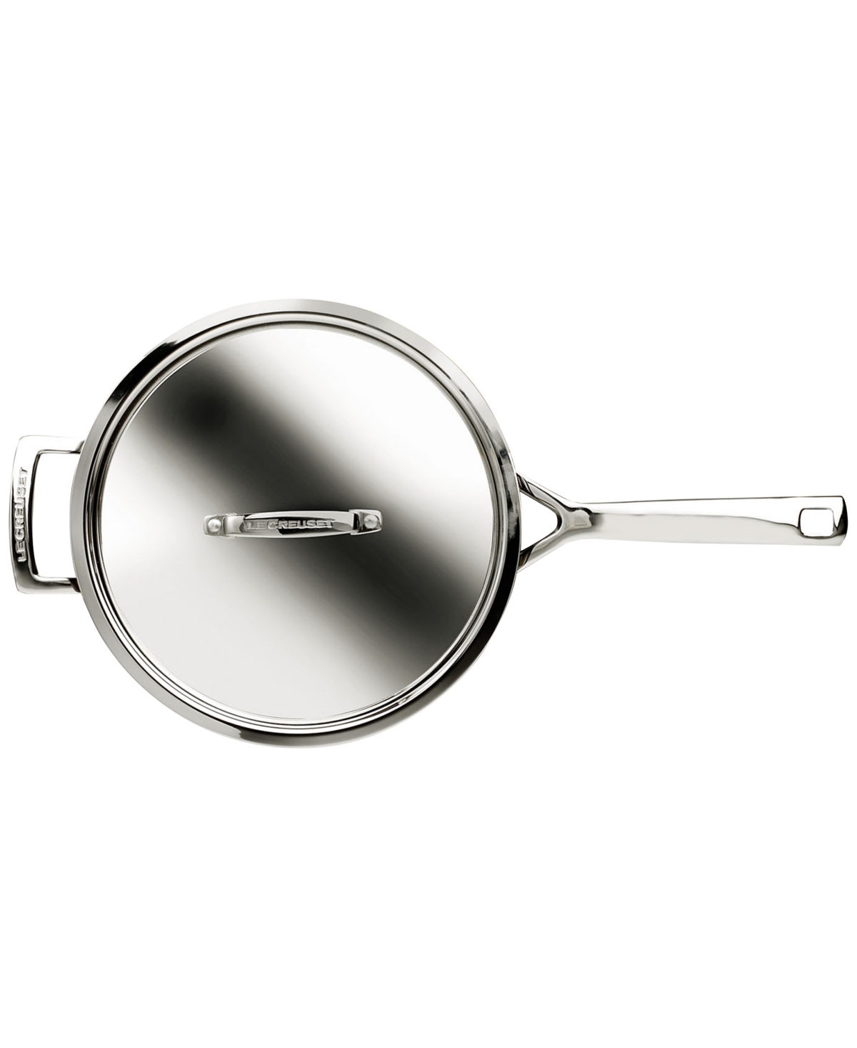 Le Creuset Classic Stainless Steel Round Chefs Pan, 3.5 Qt. In Stainless Steel